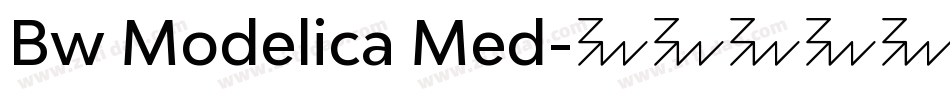 Bw Modelica Med字体转换